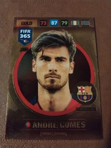 2016-17 ANDRE GOMES PANINI ADRENALYN XL GOLD SOCCER CARD #26 FC BARCELONA IMPACT - Picture 1 of 2