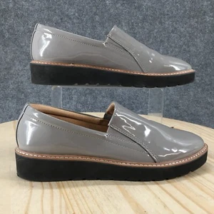 Naturalizer Effie Loafer Womens 9.5M Casual Slip On Leather Gray Closed Toe Flat - Picture 1 of 17