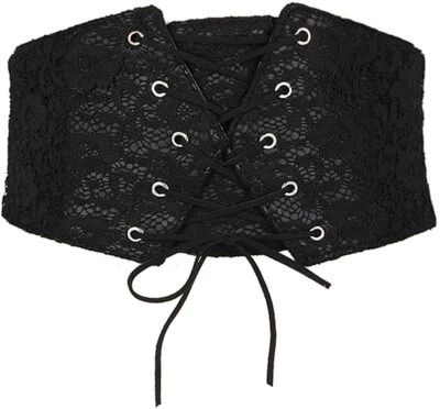 Women's Elastic Stretch Corset Belt Cincher Belt Waspie Belts - Image 1 of 4