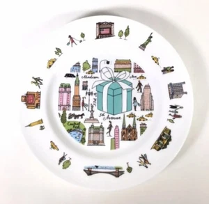 Neu Tiffany & Co. 5th Avenue Dessertteller Geschirr Schale Japan Neuwertig - Bild 1 von 7