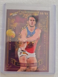 2024 Footy Stars - Club Royalty - Cam Rayner Brisbane Lions - **LOW** 08/99 - Imagen 1 de 2