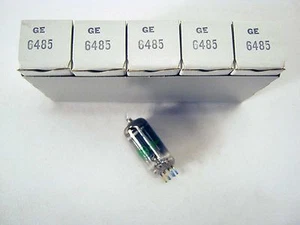 5 tubos de vacío de audio/radio GE 6485 nuevos en caja (premium 6AH6) - Imagen 1 de 1
