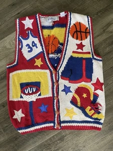 Chaleco Suéter Belle Pointe De Colección Para Mujer Talla M Baloncesto Deportes Atlético Escuela - Imagen 1 de 5