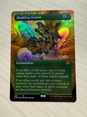 MTG 2XM 350 Doubling Season NM EN Foil Borderless - Image 1 of 2