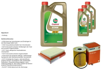 MAHLE Inspección Set 8L CASTROL EDGE 5W-30 C3 Para Jeep Commander 3.0 CRD - Imagen 1 de 4
