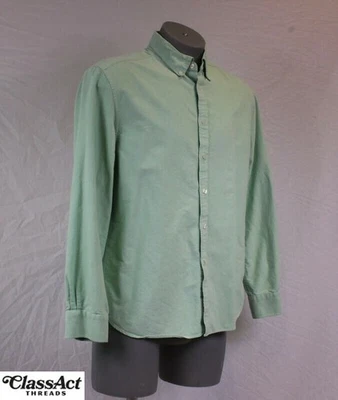 Jos. A. Bank 1905 Tailored Fit Oxford Green Button-Up Men's Dress Shirt L - Image 1 of 4