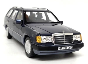 Norev 1/18 - Mercedes Benz 300D T-Model 1990 Blue Diecast Scale Model Car - Picture 1 of 9