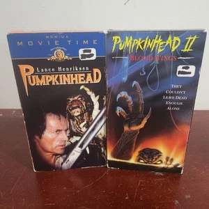 Rare / Horror Vhs Pumpkinhead 1 And 2 / Excellent Condition - Picture 1 of 8