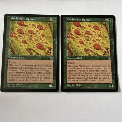 (2) Mindbender Spores Mirage  MTG NM Magic: The Gathering Free Ship - Image 1 of 2