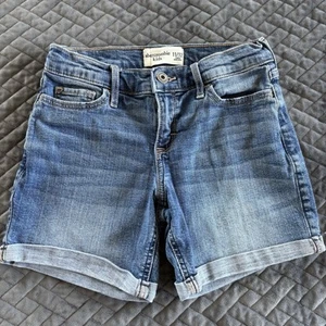 Abercrombie & Fitch Kids 11/12 Denim Shorts Girls - Picture 1 of 6