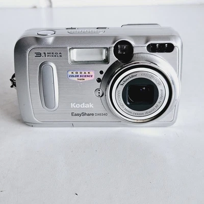 Kodak EasyShare DX6340 3.1MP Compact Digital Camera Silver - Tested Working Read - Image 1 of 4