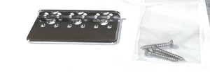 Fender® Vintage Style Chrome Hardtail Bridge Plate~With Screws~PW~Blemished New - Picture 1 of 4