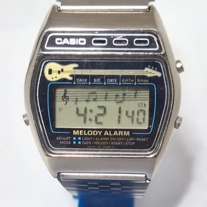 Casio Melody Alarm Chronograph 82 M-321 Digital Vintage Watch | RARE | N-MINT - Picture 1 of 11