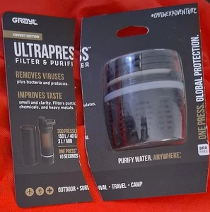 Grayl ULTRAPRESS Filter & Purifier Replacement Cartridge SEALED Covert Edition - Picture 1 of 2
