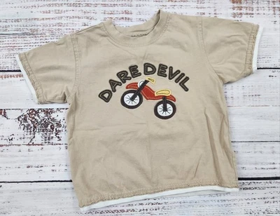 Camiseta de moto vintage Y2K - Gymboree “Daredevil” - talla 2T Foto 1 de 4