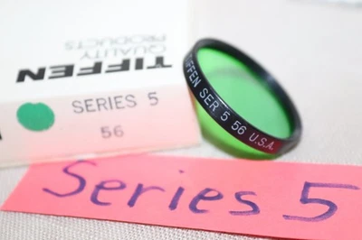 NEW Vtg TIFFEN Series 5 V Green 56 FILTER USA Drop-IN Ser 5 LIGHT Green56 Filter - Image 1 of 4