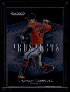2021 Panini Prizm Draft Picks Prospects Grayson Rodriguez #P-GR Orioles - Foto 1 di 2