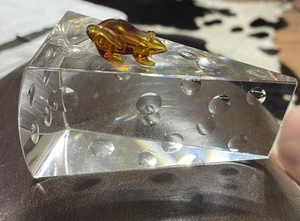 Mouse Glass Art Glass paper weight  - Picture 1 of 4