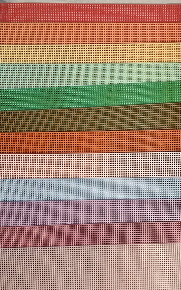 COLOR Plastic Canvas Sheets 13.5in (27cm) X10.5in (34.5cm) 7-count Sold by sheet - Image 1 of 4