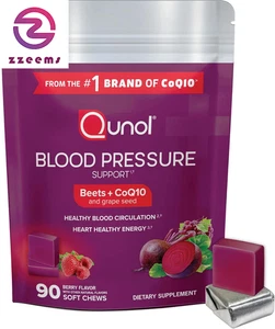 Beets Chews for Blood Pressure Support, 3 in 1 Beets + Coq10 + Grape Seed Extrac - Picture 1 of 12