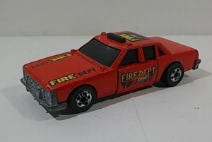 Hot Wheels Crack Ups #7068 Fire Smasher Fire Chief Car 1987, "Ready To Crash" - Picture 1 of 13