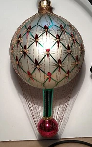 Christopher Radko French Regency Wired Hot Air Balloon Ornament - Picture 1 of 19