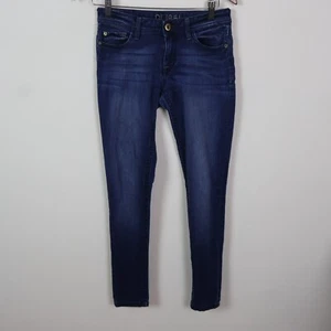 DL 1961 Jeans Womens 25x28 Blue Skinny Amanda Moscow Dark Wash Stretch Casual - Picture 1 of 20