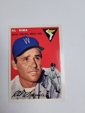 1954 Topps reprint Al Sima baseball card. Free shipping