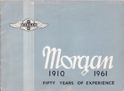 MORGAN +4 1910-1961 FIFTY YEARS OF EXPERIENCE BROCHURE, DATED 1960/61. - Image 1 of 4