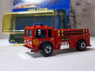 Hot Wheels Vintage Fire-Eater Red BW Blackwall 1991 #82 Fire Engine Truck loose - Image 1 of 4