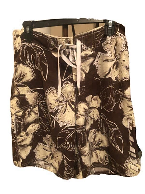 Bañador Kirra para hombre talla 30 marrón cargo sin forro Foto 1 de 3