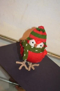 Target Feathered Friends Winter Bird Collectible Home Decor Green Scarf - Picture 1 of 4