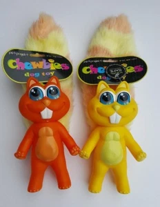 Petprojekt Chewbies Large Squirrel Squeaking Dog Toys In 2 Color Choices - Picture 1 of 4