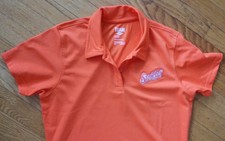 Small Orange Sunkist Collared Tshirt