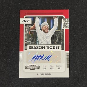 2022 Panini Chronicles UFC Rafael Fiziev Contenders Season Ticket Auto RC #STRFZ