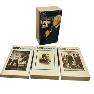 Abraham Lincoln The Prairie Years & The War Years Boxed Set 1975 - Foto 1 di 16