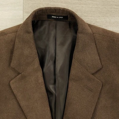 Abrigo deportivo Calvin Klein para hombre 42R ajuste clásico (se adapta a 44) microfibra pana 3 Btn Foto 1 de 4