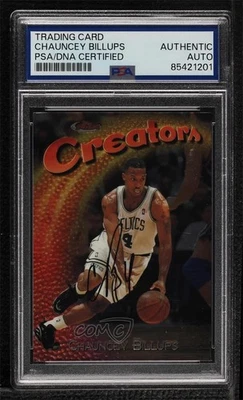 PSA/DNA 1997 Finest Chauncey Billups Certificado Auténtico Automático Novato RC HOF 14kb Foto 1 de 3