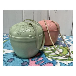 🧶 Vintage Bex Bakelite Green Wool Holder Knitting Flat Base 🧶 - Picture 1 of 11