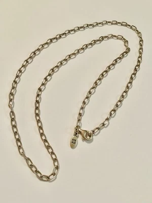 "Collar de cadena de eslabones Pandora de plata de ley 925 ALE 20""" Foto 1 de 4