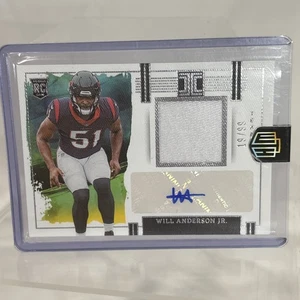 WILL ANDERSON JR 2023 Panini Impeccabile RC Rookie Maglia Patch Auto RPA /99 ROY! - Foto 1 di 2