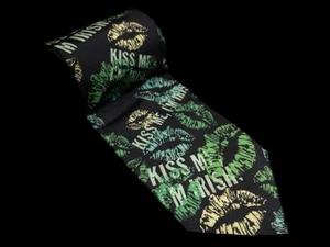 RALPH MARLIN “Kiss Me I’m Irish” St Patrick’s Day Patty Neck Tie Ireland 3.6 55 - Picture 1 of 7