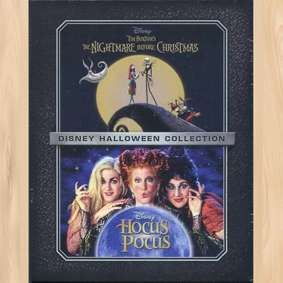 The Nightmare Before Christmas HOCUS POCUS Disney Halloween BLU-RAY+DVD SET 1201 - Image 1 of 4