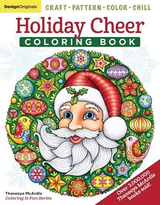 Holiday Cheer Coloring Book: CRAFT, PATTERN, COLOR, CHILL, 2018 - 40 Designs - Imagen 1 de 9