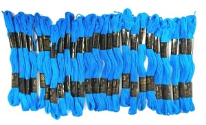 Rangoli Embroidery Cotton Threads Sewing Crafts Floss Skeins Knitting- 25 Pcs - Picture 1 of 5