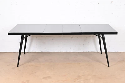 Paul McCobb Planner Group Black Lacquered Extension Dining Table, Refinished - Изображение 1 из 4