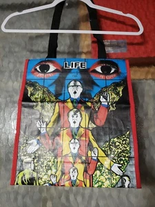 Super Rare Original GILBERT + GEORGE Vintage LIFE DEATH 1984 Tote Bag San Fran - Picture 1 of 4