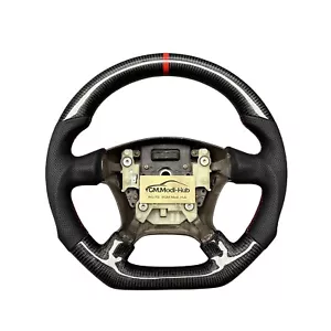GM.Modi-Hub Real Carbon Fiber Steering Wheel for Honda 2002-2006 CRV - Picture 1 of 8