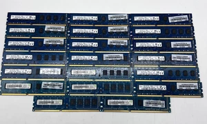 QTY: 20 Hynix 4GB PC3-12800 1Rx8 2Rx8 DIMM RAM Bundle Tested Lenovo - Picture 1 of 4