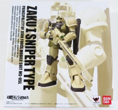 ROBOT Spirits SIDE MS Zaku I Sniper type Mobile Suit Gundam UC BANDAI Japan NEW - Image 1 of 4